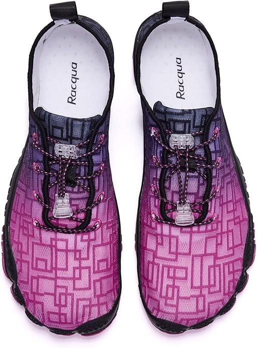 Racqua Water Shoes Quick Dry Barefoot Beach Aqua Sport Swim Surf Pool Hiking Diving Walking for Men Women