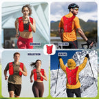 Running Vest for Women & Men, Lightweight 150g Hydration Backpack, 6L Pack for Trail Running, Marathon, Hiking, Cycling, Jogging, Adjustable Fit