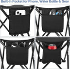 Folding Camping Stool for Adults, Small Portable Camp Stool Lightweight, Mini Chair Folding Fishing Chair Portable Foot Stool & Camping Seat for Outdoor Travel