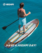 Highpi Inflatable Stand Up Paddle Board for Youth and Adults – Wide Sup with Premium Accessories, Blow Up Paddleboard for Surfing, Fishing, Yoga & More