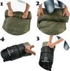 PO PO BEAR Zero Degree Sleeping Bag for Adults 100% Cotton Flannel Tall and Big