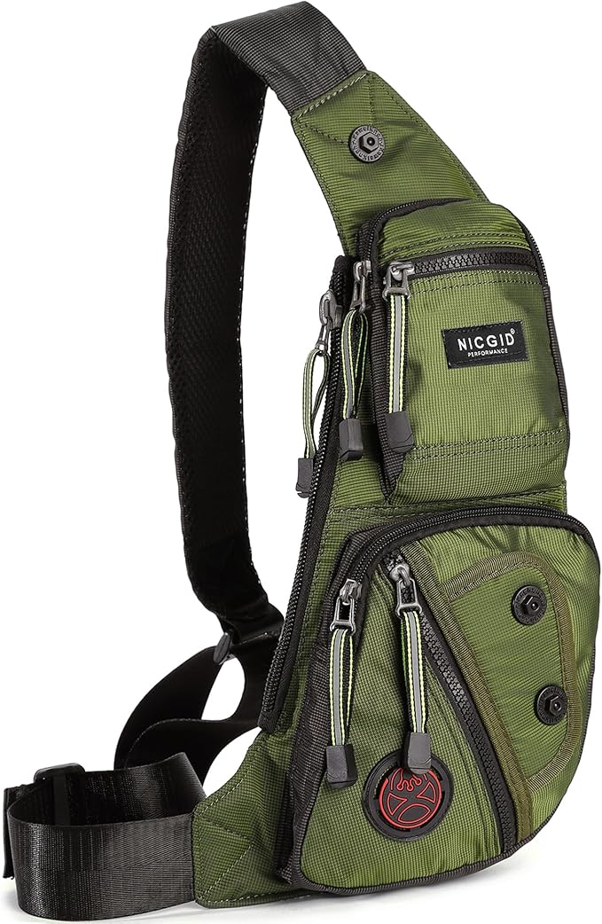 NICGID Sling Bag Chest Shoulder Backpack Crossbody Bags Casual Daypack for Men Women