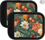 Fruits Flowers Vivid Luggage Handle Wrap for Suitcase Luggage Tags Handle Covers Identifiers Soft Decorations Travel Accessories 2 Pack