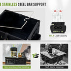 Alocs Folding Camping Table - Beach Table - 30L Tactical Bag with IGT Top Board for Outdoor, Camping Kitchen, Picnic, Travel