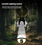 Eyeskey Multifunctional Military Sighting Navigation Compass with Inclinometer | Impact Resistant & Waterproof Compass for Hiking, Camping