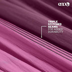 ENO DoubleNest Hammock - Lightweight, Portable, 1 to 2 Person Hammock - for Camping, Hiking, Backpacking, Travel, a Festival, or The Beach - Plum/Berry