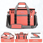 Maelstrom Collapsible Soft Cooler Bag, 24/30/60/75 Cans Beach Cooler, Ice Chest, Leakproof & Portable for Beach, Camping, Road Trips & Grocery Shopping