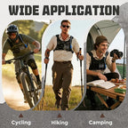 Hydration Vest with 2L Water Bladder for Men and Women,Lightweight Adjustable Hydration Backpack,Reflective Running Hydration Chest Bag for Hiking Climbing Cycling