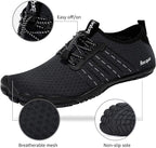 Racqua Water Shoes Quick Dry Barefoot Beach Aqua Sport Swim Surf Pool Hiking Diving Walking for Men Women