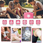 305Pcs Car First Aid Kit Refill Supplies for Business Home First Aid Emergency Kits for Office Business Compact Lovely Bag for Outdoor Activities Skating Boating