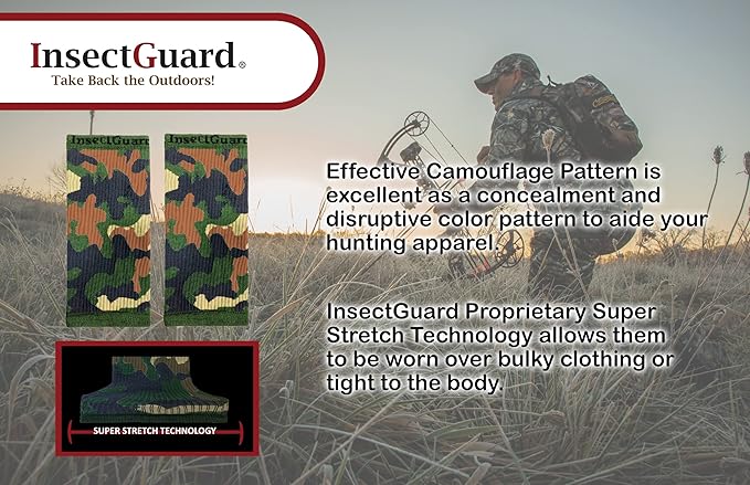 Tick Gaiters - PullOn Permethrin Treated, Ticks, Mosquitoes, Flies & More Insect Repellent, Unisex