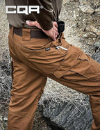 CQR Men's Tactical Pants, Water Resistant Ripstop Cargo Pants, Lightweight EDC Work Hiking Pants, Outdoor Apparel