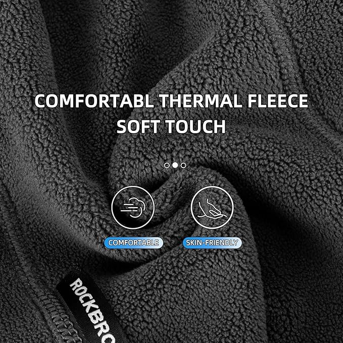 ROCKBROS Cold Weather Balaclava Ski Mask for Men Windproof Thermal Winter Scarf Mask Women Neck Warmer Hood for Cycling