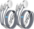 Temdan 2Pack for Apple Watch Charger, 3 in 2 Multi Charging Cable, iPhone Charger, USB A/Type C/Lightning Cable, Portable Travel Essentials Designed for iWatch Ultra/SE/11-1 & iPhone 17-12/ iPad-5Ft