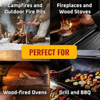 Fire Starter • 175 pcs Natural Fire Starters up to 12 Min Burn Time Firestarters for Indoor Fireplace, Campfires & Camping, Wood Stove, Grill