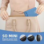 Magnetic Power Bank, 10000mAh Magnetic Portable Charger, 22.5W Wireless Power Bank, USB-C Fast Charging, LED Display Magnetic Battery Pack, Compatible for iPhone 17/16/15/14/13 Pro/Pro Max/Plus(Blue)