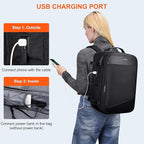 PIJUSHI Travel Backpack for Women Men Carry on Suitcase Backpack Flight Approved Personal Item Bag Fits 16 Inch Laptop(PE035 Black)