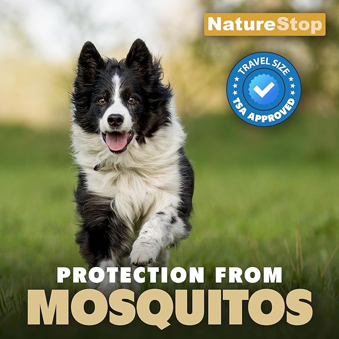 Mosquito Repellent Spray for Dogs, DEET-Free Travel-Size Bug Spray for Outdoor Protection, 3 oz