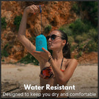 ECCOSOPHY 60x55" Blue Waterproof Compact Pocket Beach Blanket