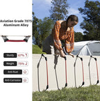 Naturehike Ultralight Camping Cot, Easy to Assemble Folding Tent Cot, Compact & Protable Camping Bed for Camping, Mountaineering, & Hiking, Supports 330lbs with Carry Bag, Kahki