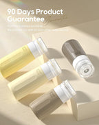 Morfone 16 Pack Silicone Travel Bottles Set for Toiletries TSA Approved Travel Containers Leakproof Squeezable Refillable Accessories 2oz 3oz for Shampoo Conditioner Lotion Liquids (Brown Yellow)