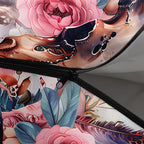 AILONEN Pink Lovely Rabbit Sleeping Bag for Girls Kids Adults,Warm and Cool Weather,Lightweight,Waterproof Backpacking,Cartoon Flowers Printed Bunny Sleeping Bag for Camping