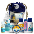 STREAM 2 SEA Natural Hair & Skin Care Gift Set, Body & Face Travel Kit, Shampoo & Body Wash Conditioner, Everyday Mineral Sunscreen, Tinted Sunscreen, Sun & Sting Soothing Gel and Hydrate Lip Balm