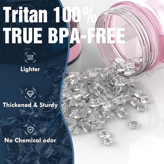 OLDLEY Water Bottle, 32oz Motivational Sports Water Bottle with Time Marker - Times to Drink - Tritan, BPA Free, Wide Mouth Leakproof,Clear Pink