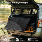 100W Portable Solar Panel Kit for RV,Camping,Off-Grid–23.5% Efficiency,Lightweight Foldable,10A Controller,IP68 Waterproof,Outdoor Battery Backup