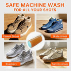 2PCS Shoes Washing Machine Bags, Laundry Shoe Bag for Washer and Dryer, Reusable and Durable Zipper Sneaker Shoe Washing Bag, Tennis Shoes Cleaning Bag for All Shoe Types (Chocolate)