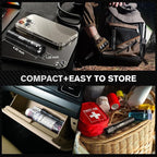 RECHOO LED Flashlight 6 Pack, Tactical Flashlights High Lumens with 3 Modes, Pocket Small Flash Light, Waterproof Zoomable Flashlights for Home Emergency, Camping Essentials (Battery Included)