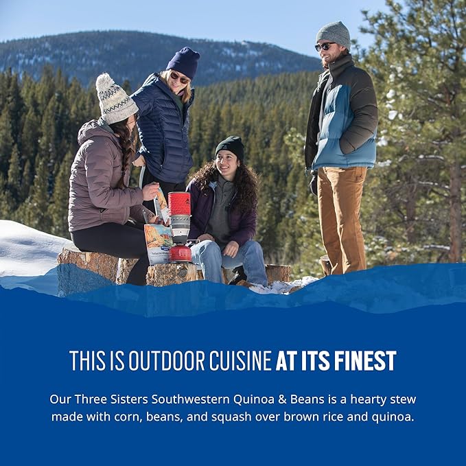 Backpacker's Pantry Three Sisters Stew, 2 Servings Per Pouch (6 Count), Freeze Dried Food, 14 Grams of Protein, Gluten Free, Vegan