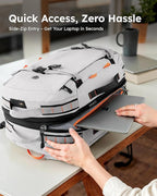 Tolaccea Travel Laptop Backpack, Large Carry on Backpack Flight Approved Convertible Duffle Luggage Bag Daypack Work Business Rucksack Fits 16" Laptop for Men Women 3 Carrying Ways, 40L-50L Expandable