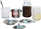 AMT 6.5 oz Coffee Maker, Phin Filter with Cork, Screw Down Coffee Dripper for Vietnamese Style Coffee at Home or Office