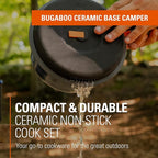 GSI Outdoors Bugaboo Base Camper, High-Efficiency Cookset – Ceramic Non-Stick Coated
