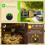 Sea Turtle Solar Lantern for Garden Outdoor Decor – Hanging Metal Light Decoration for Patio, Yard, Lawn, Pathway, Backyard – Birthday Gift for Mom, Women, Grandma