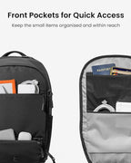 tomtoc Laptop Backpack 32L, Large Business Work Bag Fits 15.6-16 Inch Laptop, Water-Resistant Durable Computer Travel Backpack for Business Trip, Weekend Getaway