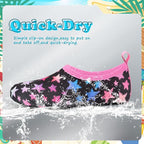 Deevike Kids Water Shoes Boys Grils Barefoot Quick Dry Aqua Socks Beach Shoes for Toddler Sports Swim Surf Outdoor Walking
