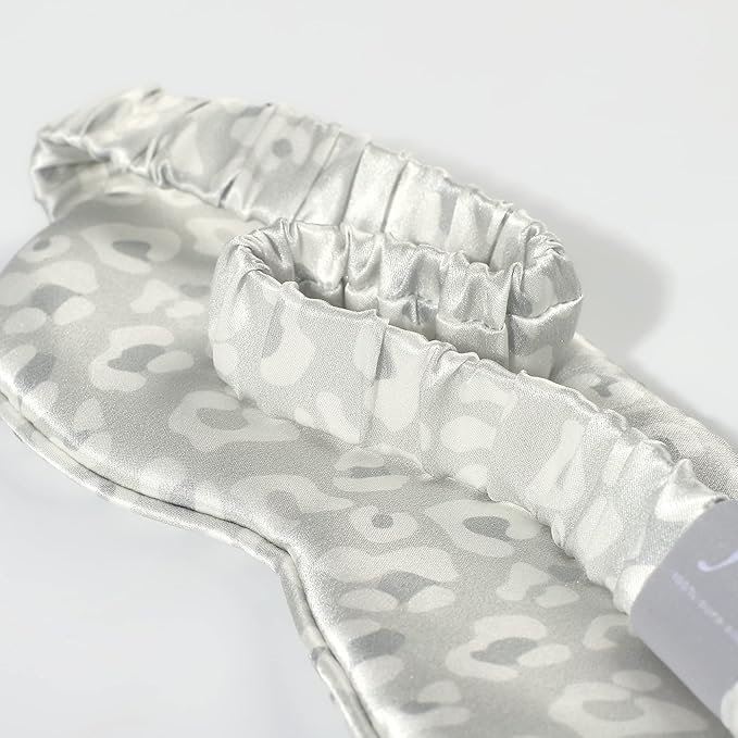 Silk Sleep Mask Light Blocking Luxury 100% Mulberry 22mm Silk Eye Mask Eye Cover Blindfold Ultra Soft Light & Comfy Anti Aging Skin Care with Travel Bag Gift Package