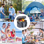 Maelstrom Collapsible Soft Cooler Bag, 24/30/60/75 Cans Beach Cooler, Ice Chest, Leakproof & Portable for Beach, Camping, Road Trips & Grocery Shopping