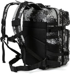 QT&QY 25L/45L Military Tactical Backpack For Men Molle Daypack 3 Day Bug Out Bag Hiking Rucksack With Bottle Holder