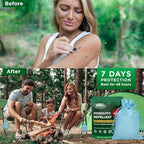 Mosquito Repellent Outdoor Patio Pouches: Natural Insect Deterrent with Citronella & Peppermint Oils - Safe for Kids & Pets - Ideal for Yard, Camping, Home & Indoor Use - 10 Hanging Portable Pouches