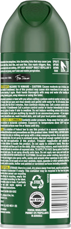 OFF! Deep Woods Insect Repellent Aerosol, Bug Spray with Long Lasting Protection from Mosquitoes and Ticks, 6 oz