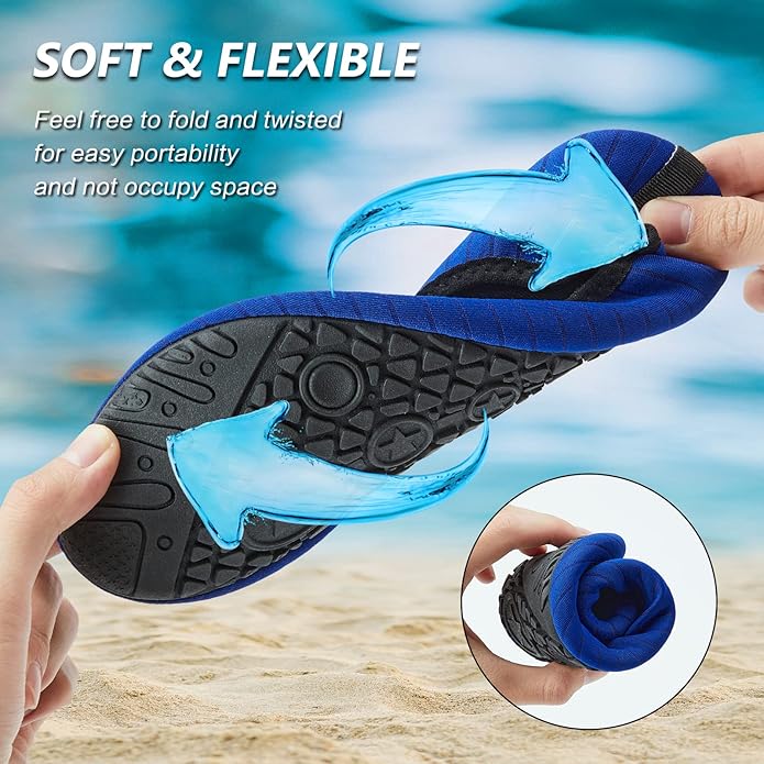 Deevike Water Shoes for Women Men Barefoot Quick-Dry Aqua Socks Slip-on for Beach Swim Surf Yoga Exercise