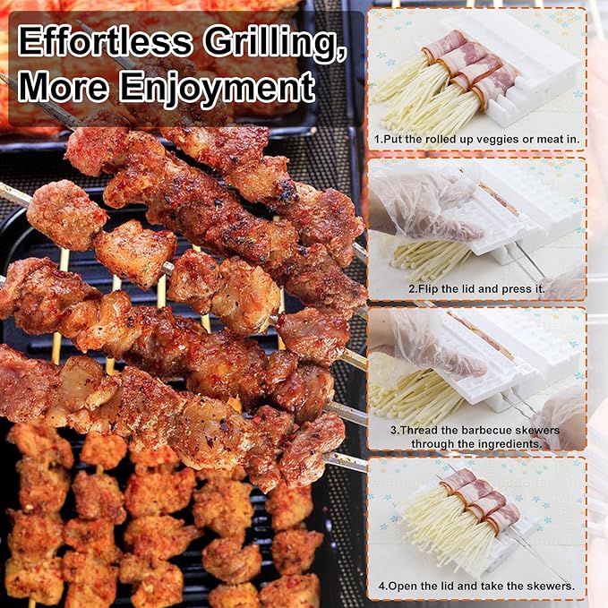 55Pcs Camping Utensils Cooking Set, 2 in 1 Camping Cooking Set & Campfire Grilling Cookware, Portable RV Camping Essentials, Camp Cooking Gear Must Haves Supplies for Travel BBQ Grill Picnic