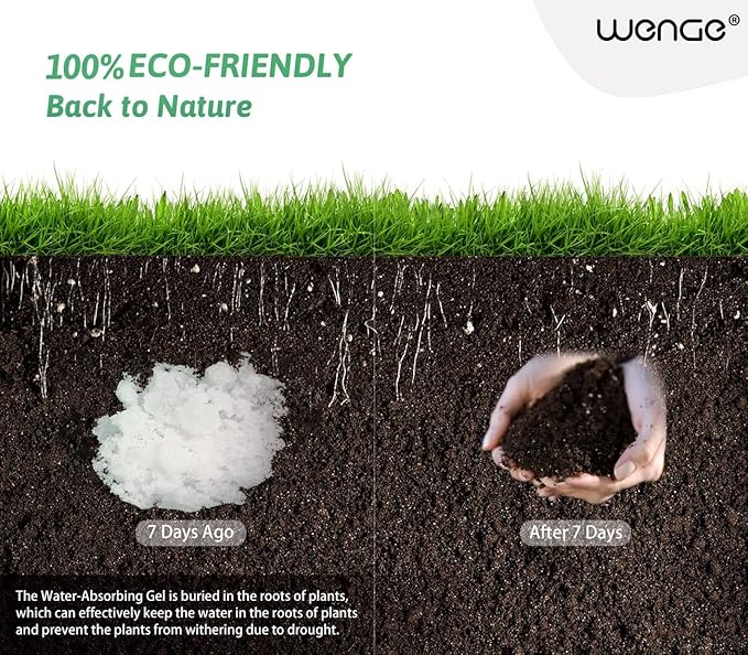 Wenge Poo Gel for Portable Toilet for Camping - 100 Pack Urine Super Absorbent, Solidifier, Liquid Waste Gelling and Deodorizing Powder, Eco Gel for Portable Toilet for Emergency Toilet Essentials