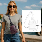 INICAT Sling Bag for Women Touchscreen Small Crossbody Cell Phone Purse Fanny Pack