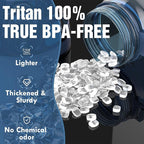 OLDLEY Water Bottle 32oz, Durable and Leakproof Water Bottles Motivational with Time Marker, Tritan, BPA Free, Wide Mouth, Gym, Travel, Home, School, Office, Midnight Blue (1 Bottle)