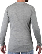 MERIWOOL Mens Base Layer - 100% Merino Wool Midweight Long Sleeve Thermal Shirt