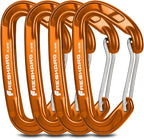 FresKaro 15kN-3372lbs Heavy Duty Wiregate Carabiners, Reliable Time-Tested Stainless Steel Spring Gate, for Camping, Hiking, Hammocks, Backpacking, Dog Leash etc., 3.15inch